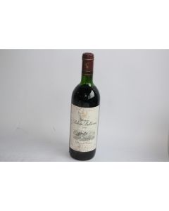 Vin rouge Château Pichon Bellevue Graves de Vayres 1986