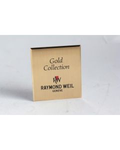 RAYMOND WEIL Plaque publicitaire montres Gold collection