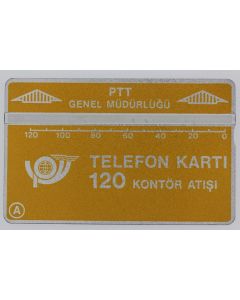 Télécarte Landis & Gyr Yellow 811D PTT Turquie