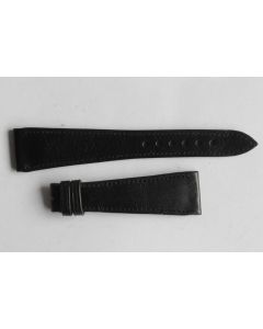 Bracelet montre Universal Genève cuir noir 19 mm