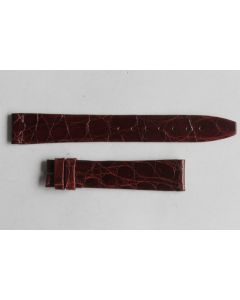Bracelet montre Universal Genève croco marron 16 mm