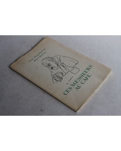 Livre Ces messieurs au café Géa Ausbourg Paul Budry 1947