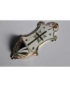 Bénitier porcelaine XIXe siècle