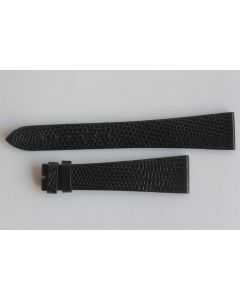 Bracelet montre Wittnauer 17 mm lézard noir