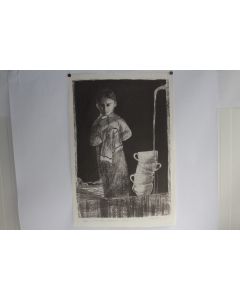 Lithographie originale Max HUNZIKER 1951