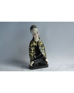 LENCI Madonna céramique Italie Art déco
