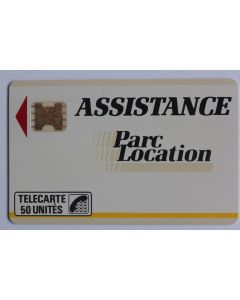 Télécarte à puce France Privée Renault Diac Parc Location SC4ob 1989