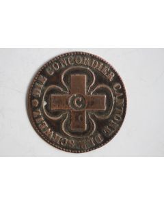 Monnaie 1 Batzen Canton de Fribourg 1827 Suisse