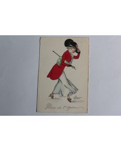 CPA illustrée Préjelan Vienne M. Munk Femme Place de l'opéra
