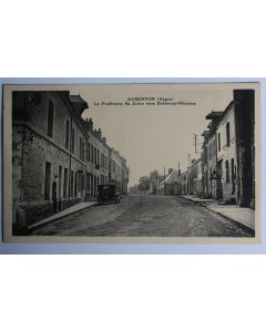 CPA Aisne Aubenton Le faubourg du Jeton vers Bellevue-Hérison