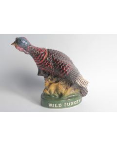 Bouteille liqueur publicitaire céramique Wild Turkey Dinde Whiskey