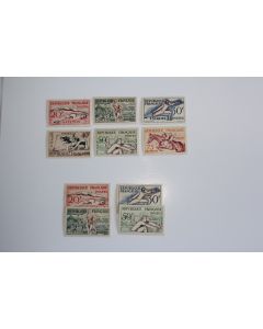 Timbres français série JO Helsinki 1952 neufs