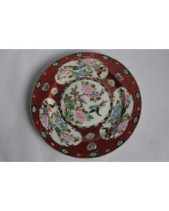 Assiette porcelaine Macao Chine