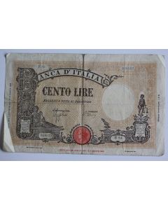 Billet 100 Lire Italie type 1943