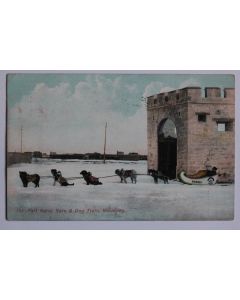CPA Canada Fort Garry Gate & Dog train Winnipeg