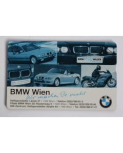 Télécarte L&G dummy BMW Wien automobile 1996 Autriche