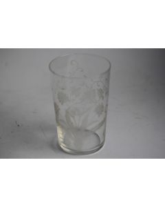 Ancien verre décor gravé