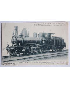 Carte postale ancienne S.B.B. Locomotive à marchandises Suisse