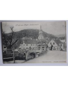 Carte postale ancienne Gruss aus Anger Suisse