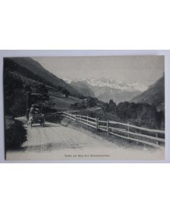 Carte postale ancienne Partie am Weg in's Weisstannenthal Suisse