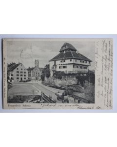 Carte postale ancienne Frauenfeld Schloss Thurgovie Suisse