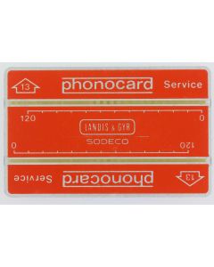 Télécarte Phonocard Service 13 Landis & Gyr Sodeco Russie URSS