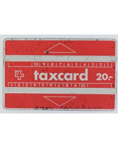 Télécarte L&G Taxcard 20 PTT Suisse 002D