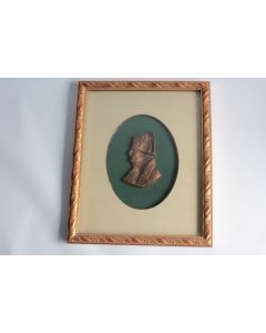 Bronze profil Napoléon David d'Angers