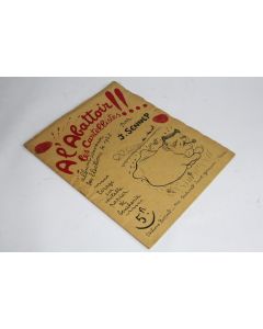 Album-souvenir A l'abattoir les cartellistes SENNEP Élections de 1928