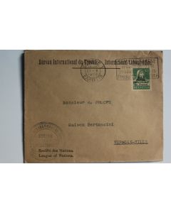 Enveloppe BIT Suisse 1926