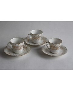 Tasses porcelaine Vieux Paris