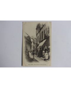 Carte postale ancienne Alger Rue de Chartres Temple Protestant Algérie