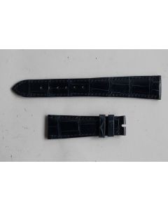 PATEK PHILIPPE Bracelet montre cuir bleu brillant 20 mm
