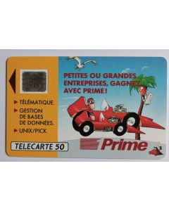 Télécarte à puce France Privée Prime Télématique 1990