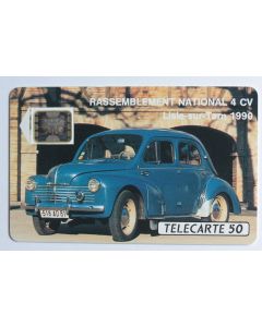 Télécarte à puce France Privée Car Occitan 4 CV 1990