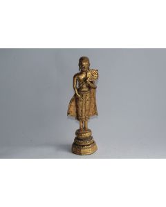 Bouddha bronze doré Thaïlande Ratanakosin