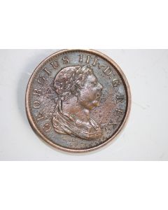 Monnaie 1 Stiver Georges III 1813 Demarary et Essequebo Guyane