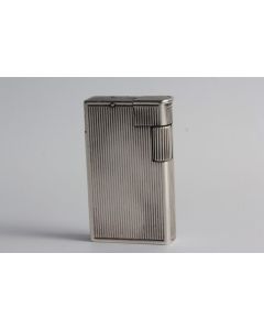 DUNHILL Briquet gaz argent massif