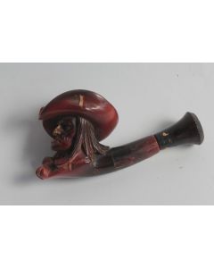 Ancien fume cigarette écume sculptée Mousquetaire