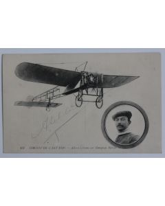 CPA Aviation Circuit de l'Est 1910 Dédicacé par Alfred Leblanc