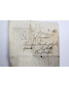 Pli marque postale de Chambery avec cachet 8.LUG 1822