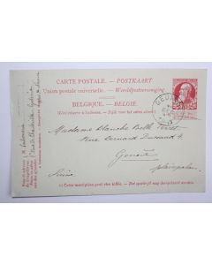 Entier postal Belgique 1915 illustration M.Meunier