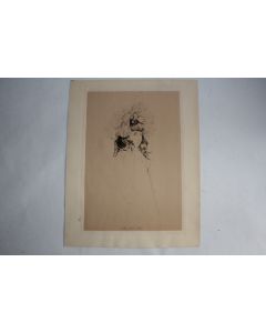 Héliogravure Paul César HELLEU Ma fille Ellen