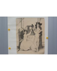 Lithographie originale Émile CHAMBON 1959