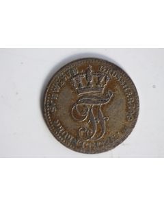 Monnaie argent 1 Schilling Münze Mecklenburg Schwerin 1843 Allemagne