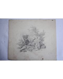 Dessin original François DIDAY ou Alexandre CALAME