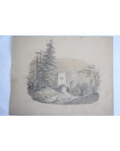 Dessin original François DIDAY ou Alexandre CALAME