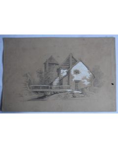 Dessin original François DIDAY ou Alexandre CALAME