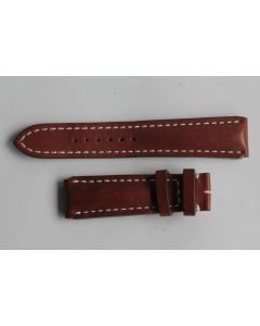 BREITLING Bracelet montre cuir marron 24 mm
