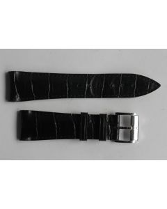 FREDERIQUE CONSTANT Bracelet pour montre croco noir 22 mm + boucle